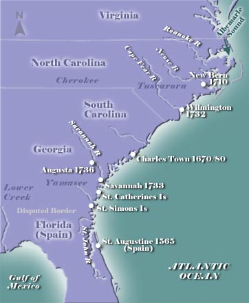 Exploration And Settlement Of Georgia   Early Georgia 